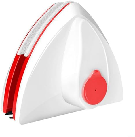 Outil de nettoyage de fenêtre double face avec aimant interne puissant pour surfaces vitrées intérieures et extérieures y compris portes coulissantes