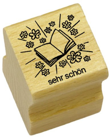Elbi Lehrerstempel: sehr schön aus Holz - K3/1