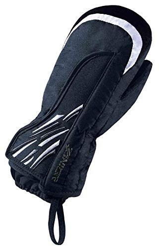 Zanier Kid's Kids.GTX KI Gore-Tex Miten, Silber, Größe XL, Kinder, 10011, Schwarz, L