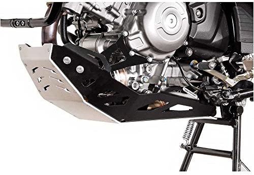 SW-MOTECH Motorschutz, Schwarz/Silbern für Suzuki DL650 (11-) / XT (15-)