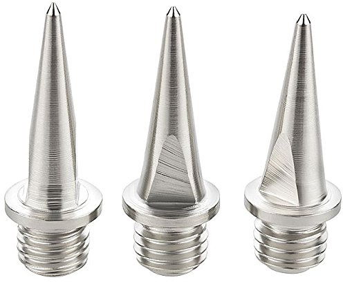 Laufstoff Lot de crampons de rechange, 18 mm, 14 pièces, mandrins pour cross-country, athlétisme, herbe
