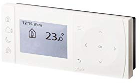 Danfoss 087N785400 TPOne Wireless Room Thermostat & RX1-S Single Channel Receiver, White
