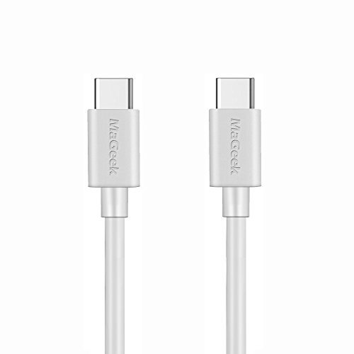 MaGeek® Câble USB Type C vers USB Type C 2.0 (1,0m) de Données et Charge pour Samsung Galaxy S8, S8 Plus, new MacBook, Nintendo Switch, Google Pixel, Nexus 6P, LG V20 G5 et plus (Blanc)
