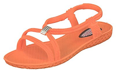 Siebi's TENNO 160050 WELLNESS Badeschuhe und Badesandalette Damen: Größe: 39 | Farbe: Orange