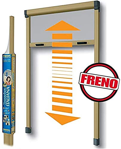 Medal Zanzariera Hobby avvolgibile in Kit per Finestra Anodizzato Bronzo 160 cm x 170 cmBazar BZF1617X2