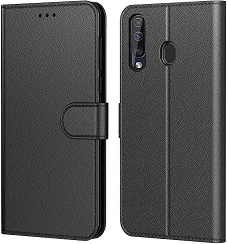 Tenphone Etui Coque pour Huawei P30 Lite, Protection Etui Housse en Cuir Portefeuille,[Emplacements Cartes],[Fonction Support],pour (Huawei P30 Lite (6,15), Noir)