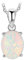 Tanduaji Opal Anhänger Damen 925 Silber Halskette,Weißer Opal Ovale Form,Modeschmuck Geburtstag Hochzeit Geschenke zum Liebhaber Freundin