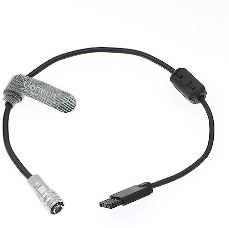 Uonecn BMPCC Câble d'alimentation 4K pour caméra Blackmagic Pocket Cinema 4K vers stabilisateur DJI Ronin S MX