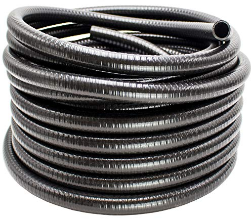 Teichschlauch *SCHWARZ Pumpenschlauch Förderschlauch Spiralschlauch Pumpen Druckschlauch Saugschlauch (50 mm (2) - 50 Meter)