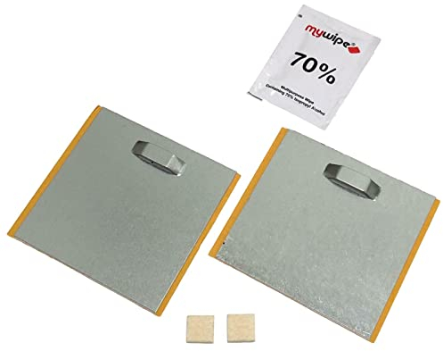 Taskar Picture Hanging Plate Kit Self Adhesive for Art, Panels, Mirrors 100x100mm