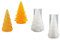 FineInno 2 Pcs Candle Moulds Silicone, Christmas Tree Resin Moulds, Agate Ornament Epoxy Casting Moulds for Handmade Soap, Jewelry Making, Isomalt