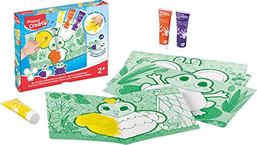 Maped Creativ - Ma première peinture aux doigts - Animaux de la ferme - Loisirs créatifs enfants - Premier Age