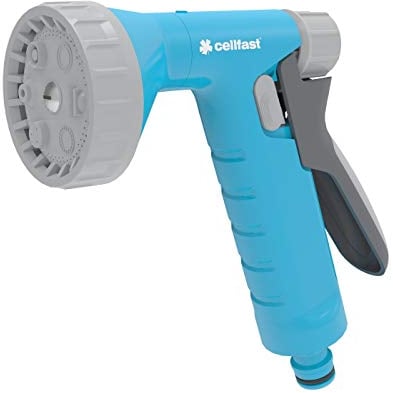 CELLFAST Gartenbrause Sprinklerpistole Spritzpistole Gartensprinkler Rasensprenger Für Rasen Blumen Pflanzen Safetouch System Rain Ideal