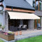 Strattore Toldo articulado con Armazón 350 x 120 cm - sin taladrar - Beige Enrollable Terraza Balcón Toldo Protector de Sol Retráctil