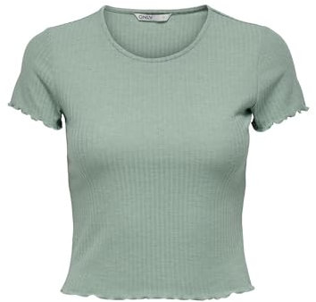 ONLY Onlemma S/S Short Top Noos Jrs T-Shirt, Giadeite, S Donna