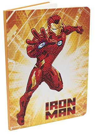 Craft Buddy Crystal Art Avengers Ironman Notizbuch, Kreativ-Set