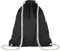 Veproli Baumwoll Turnbeutel Sportbeutel Zuziehbeutel Gymsack Sack Jute Schule Rucksack (Schwarz)