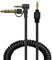 Toxaoii Cavo di prolunga ausiliario audio AUX di ricambio da 3,5 mm a 3,5 mm/6,5 mm, compatibile con cuffie Monster Beats by Dr Dre Solo Pro Detox Edition (nero, 1,8-3 m)