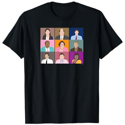 The Office Dunder Mifflin Retratos Camiseta