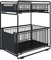 Glit Rangement Sous évier à 2 Niveaux, Organisateur de Cuisine avec Tiroirs Coulissants, Panier Coulissan pour Cuisine, Garde-Manger, Chambre, Porte-épices (Noir,1PC), (HJ363598)