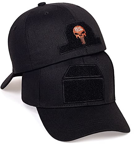 Qiuye Hochwertiger Patch Stickerei Baseball Cap Mode Rear Seal Punisher Stickerei Dad Hat Outdoor Casual Hats Unisex Wild Caps