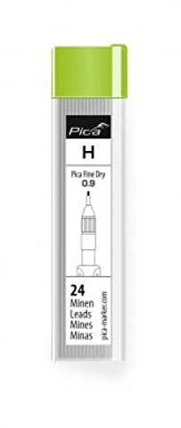 Estuche de 24 minas de grafito 0,9 H Fine Dry en blister