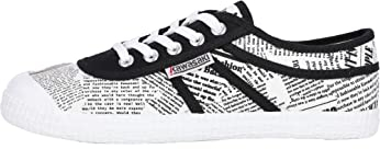 Kawasaki Unisex News Papier Canvas Schuh K202414-es 1002 Weiß Sneaker, 43 EU