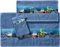 Erwin Müller Frottier-Set 3-teilig Hai Walk-Frottier blau Größe 70x110 cm + 50x70 cm + 15x21 cm