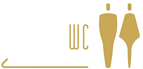 WC-Schild, WC-Schild aus Messing für Herren und Damen, Pfeil-Figuren-Set, Moderne Badezimmer-Türschilder, Beschilderung für Behinderte (D)