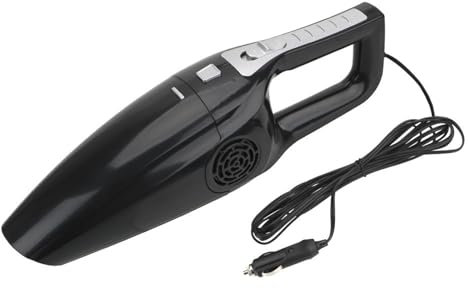TSALON Kits D'aspirateur De Voiture 12V 120W, for Nettoyage À Sec Et Humide, Dispositif Puissant À Main, Câble De 5M, Accessoires De Caravane Automobile (Color : Black)