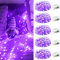 BROTOU LED String Lights, 3 Modes 3M 30 LED Battery Operated Fairy Lights, Waterproof Copper Wire Lights for in/Outdoor Decoration, DIY Parties of Christmas, Halloween, Birthday (Purple, 5 Pack)