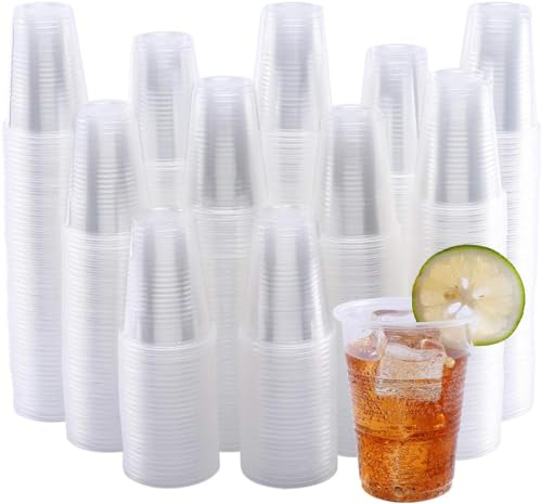 spar-home® Einweg Plastikbecher 0,2 l – Einwegbecher Plastik Trinkbecher Partybecher Glühweinbecher Cocktail Becher für Party Kunststoffbecher für Getränke (200)