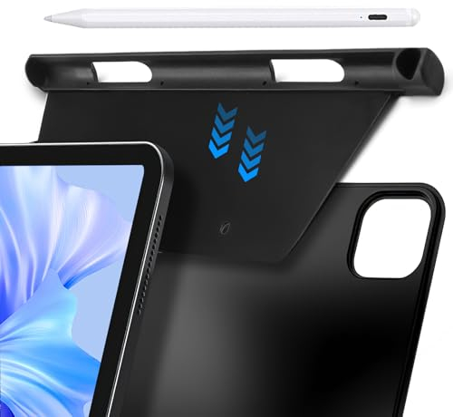 Portapenne per Apple Pencil 2. Penna stilografica, compatibile con Magic Keyboard, Smart Keyboard Folio e altre custodie magnetiche, pennino capacitivo per iPad (nero)