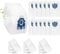 AIFIZO 12 Pack C3 Vacuum Hoover Bags, for Miele GN Vacuum Cleaner, FJM Cleaner Bags Compatible with Miele Classic C1, Complete C1, Complete C2, Complete C3, S227 S240, S270, S400, S2, S5, S8 Seri