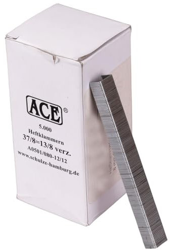 8 mm Heftklammern 37/8,Geräte-Typ Rapid 23 mm und Heftpistole F7 VZ08, 5000 Stück