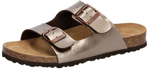 Lico Bioline Platino Damen Niedrige Hausschuhe, Bronze, 42 EU