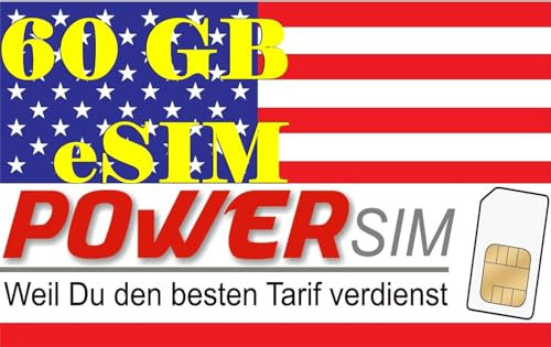 eSIM Lyca im USA T-Mobile Netz (60 GB eSIM)