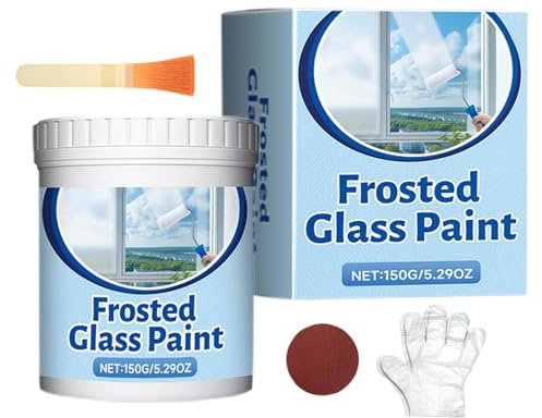 Pintura de vidrio esmerilado, pintura de película esmerilada para ventana, spray de ventana de vidrio esmerilado, pintura de película para glaseado de ventanas, pintura de vidrio esmerilado para