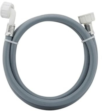 SOS Accessoire Tuyau d'arrivée d'eau universelle pour Lave linge, lave vaisseille 3 m droit angle 90 avec raccordement robinet 3 4