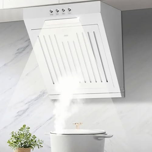 230 W kleine Dunstabzugshauben Küche, 400mm/600mm Dunstabzugshaube aus Edelstahl mit seitlicher Absaugung, mit LED und 17 m³/min, für kleine Ecken, Platz in der Küche schaffen,400mm