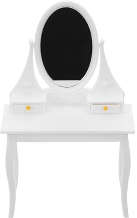 Gatuida Puppenhaus-Schminktisch: Mini-Kommode mit Spiegel – Puppenhaus-Schlafzimmermöbel, Schminktisch und Schubladen – Mädchenzimmer-Minihaus-Accessoire