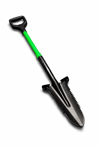 SattesGrün® Profi Wurzelspaten mit Carbonstahl-Schaufel Wurzelsäge – Robuster Spaten mit Sägekante – 115 cm Spatengabel mit D-Griff – Ideal für Harte Böden, Wurzeln & Gartenarbeit – 2,4 kg