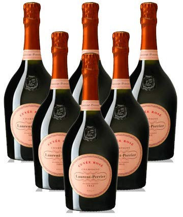Laurent Perrier Cuvee Rose Brut Champagne Pinot Noir (Case of 6)