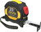 LEXIVON Mètre ruban AutoLock 25Ft/7.5m | Ruban de 1'' de largeur avec revêtement nylon, graduations sur les deux faces et finition matte jaune & blanche | Pieds/Pouces/Fractions/Mètres (LX-205)