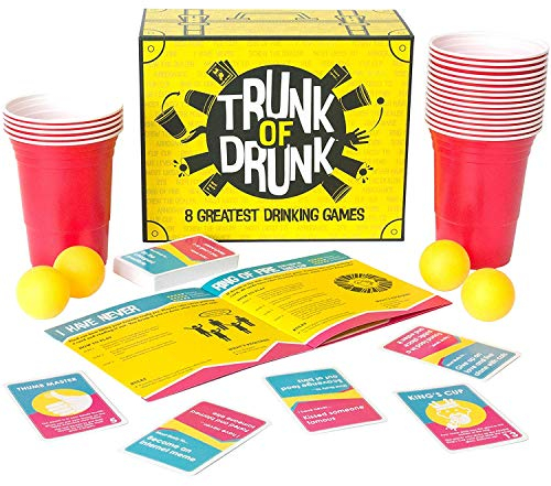 Trunk of Drunk - 8 Greatest Drinking Games (Beer Pong, Ring of Fire, Never Have I Ever and More)