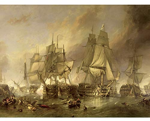 Artery8 Stanfield Die Schlacht von Trafalgar Großer Leinwanddruck 46x61 cm