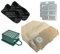 MohMus Set - 12 Sacs Aspirateur + 12 Parfums + 2X Filtre HEPA + 2X Actif Filtre Charbon pour Vorwerk Kobold VK 130, 131 SC, VK130, VK131