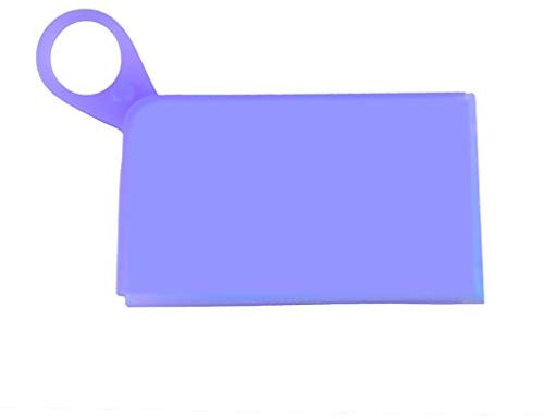 Maske Aufbewahrung Clip,Colorful Maskenetui Kunststoff Staubdicht Maskenhalter Transportbox für Maske,Masken Nicht Enthalten (Lila)