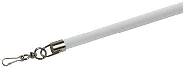 White Curtain Draw Rod (Pack of 2) (125CM)