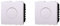 LEDLUX 2 Pezzi Di Frutti Dispositivi Di Comando, Compatibile Con Bticino Living (Interruttore Touch Con Timer 2M, Bianco)